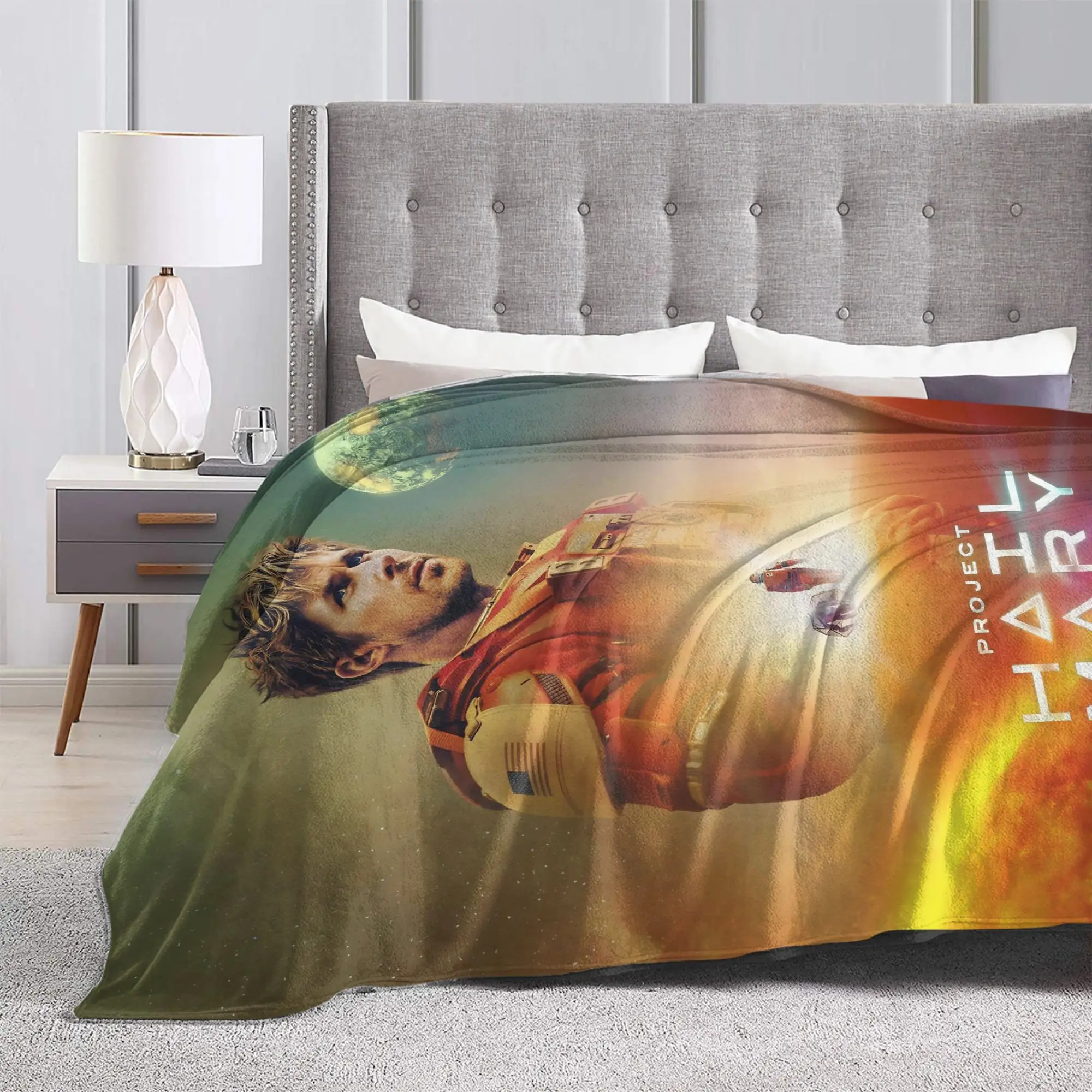 Project Hail Mary Sci Fi Movie Wool Blanket  Custom Throw Blanket for Home 200x150cm Quilt