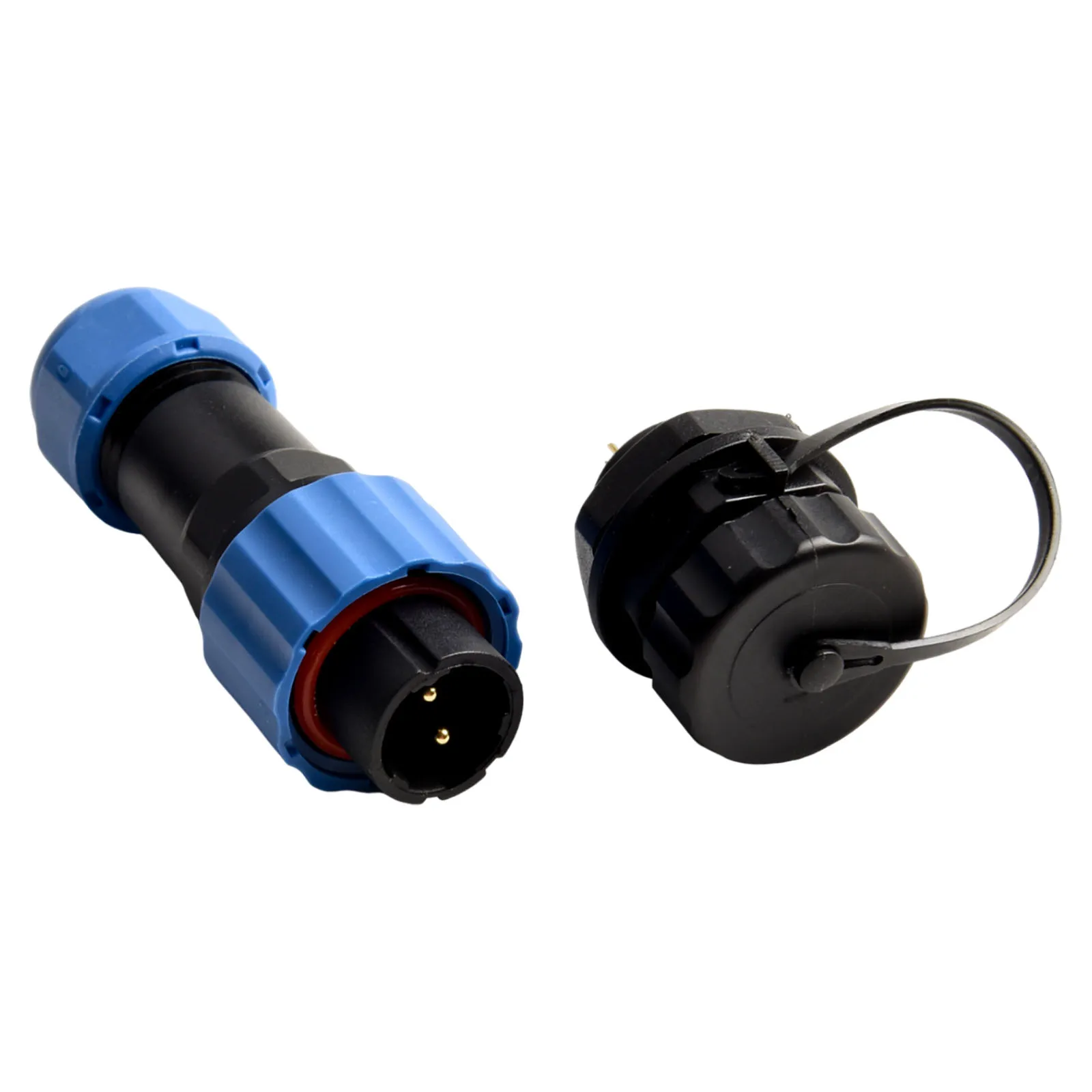 SP16 Waterproof Circular Socket Connector IP68 Rated with 2 to 9 Pins Essential for Low Frequency Applications