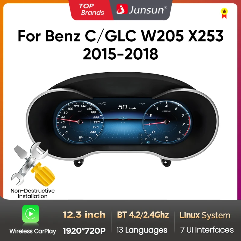 Digitalni armaturni prikaz za Mercedes