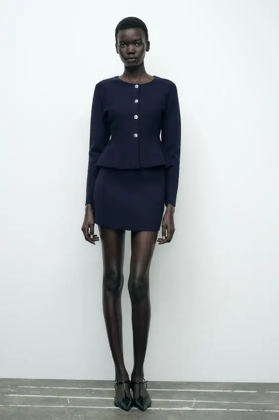 

Новинка весенней коллекции: Женская вязаная юбка А-силуэта с плоским подолом, повседневная, из комфортной полиэстеровой ткани