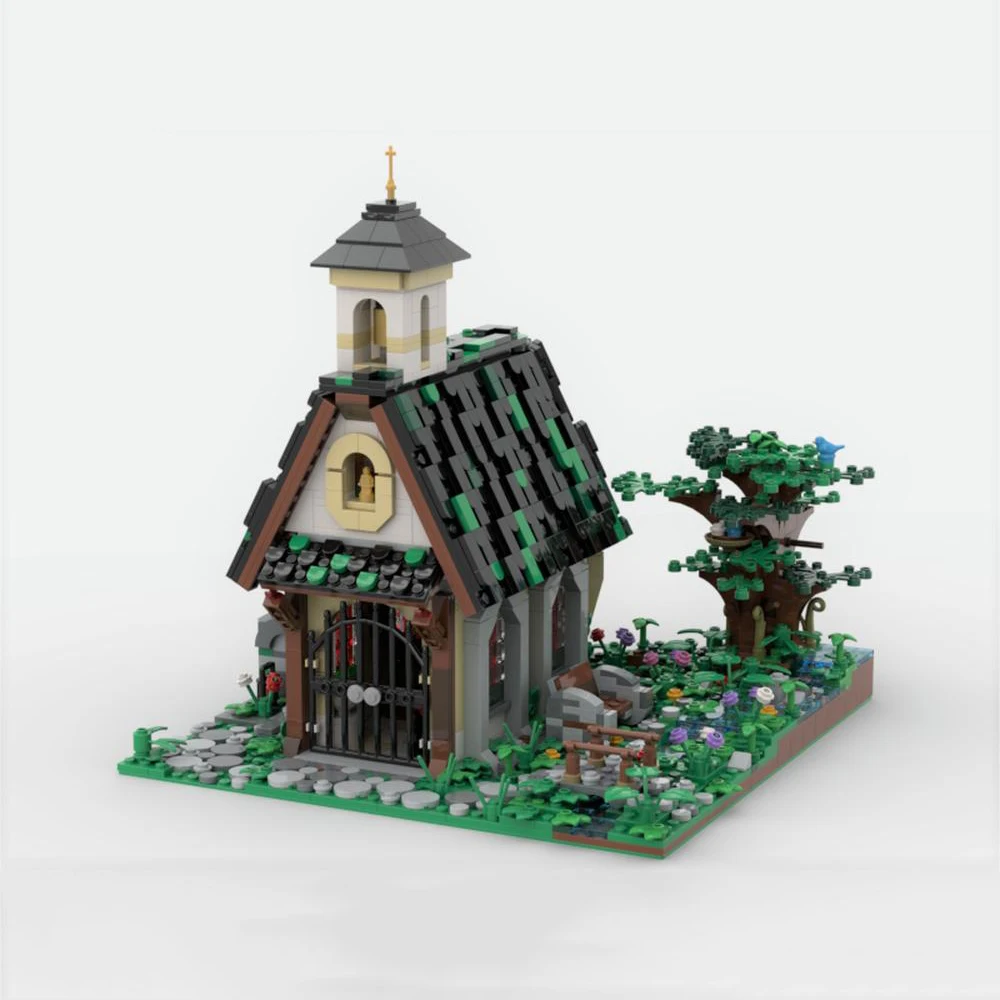 

2066 шт., Детский конструктор MOC Kapelle