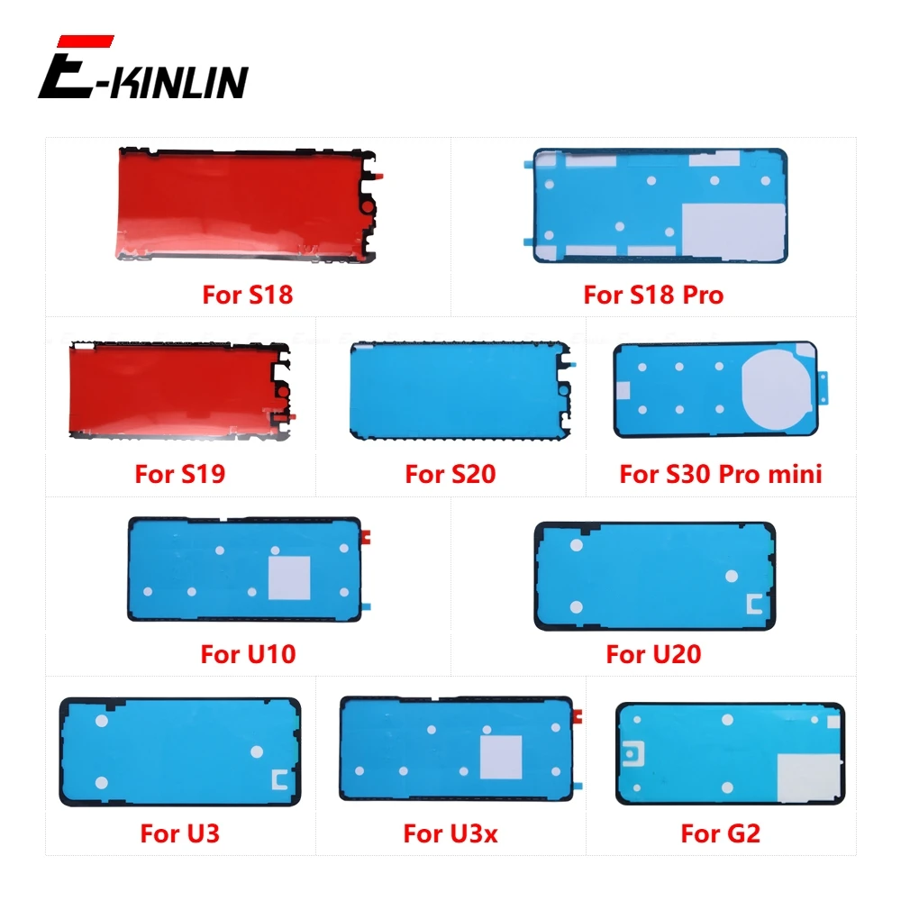 Back Cover Front LCD Display Screen Sticker Adhesive Rear Glue Tape Parts For Vivo S18 S19 S20 S30 Pro mini U10 U20 U3 U3x G2