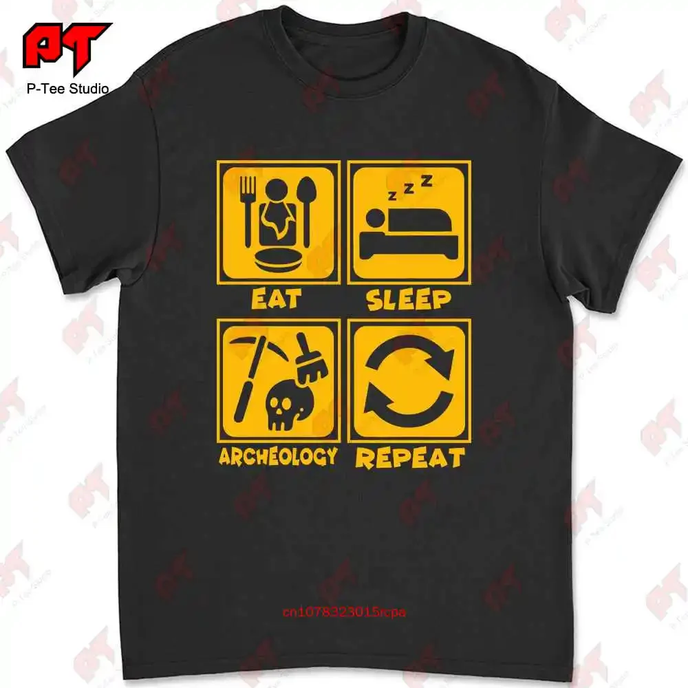 Archeology Eat Sleep Archaeology Repeat T-shirt 2HAS