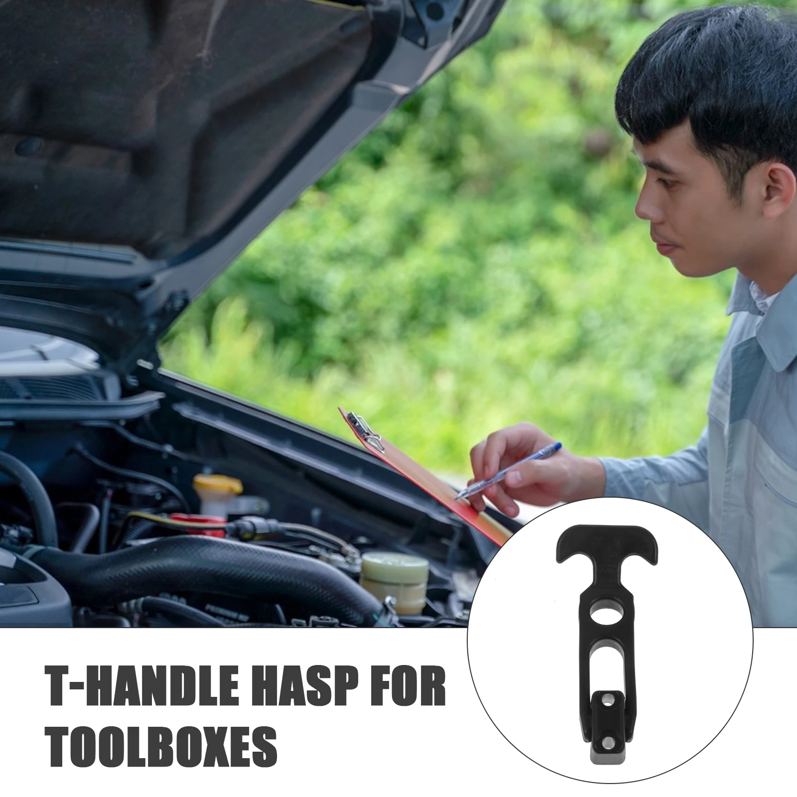 

2pcs Elastic Buckle Flexible Draw Latches Rubber Hood Catches Heavy Duty T-handle Car Boat Toolbox Hardware Reusable