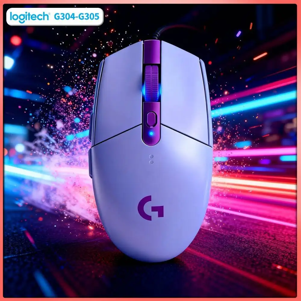 Logitech G305 Wireless Mouse, 12000 DPI HERO High Precision, 6 Programmable Buttons, 250h Battery, PC Mac Gaming Ready Tool