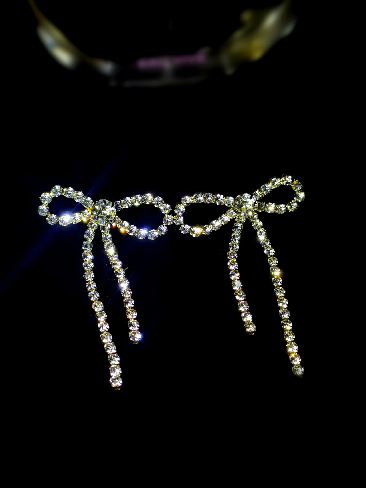 Silver Chandelier Rhinestone Earrings Dangling Aretes Plateados Elegantes Crystal Chandelier Earrings Glinda Earrings for Women