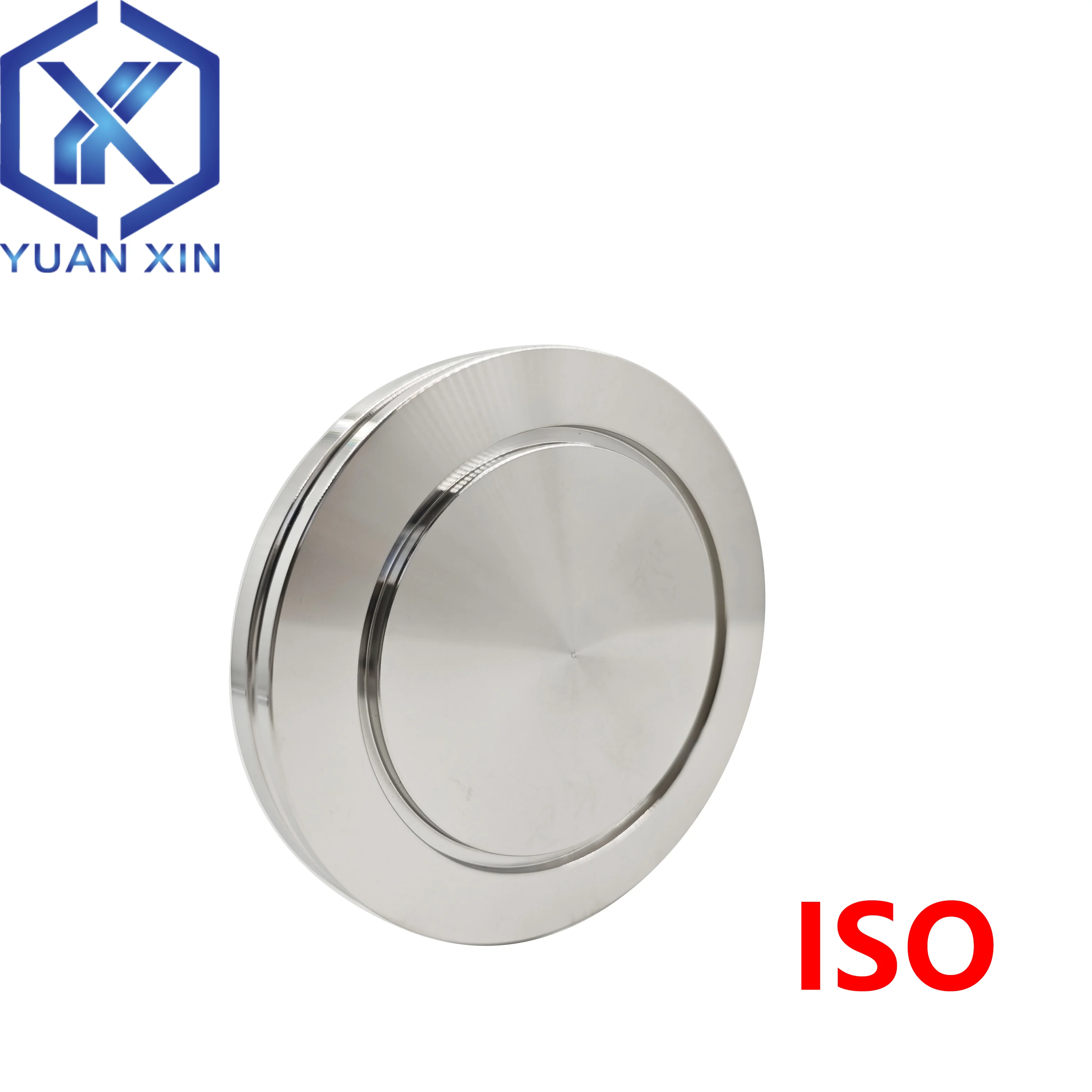 

Железная пластина с высокой вакуумной головкой ISO LF-ISO63, фланцевая глухая пластина с пазами, крышка заглушки из нержавеющей стали 304.