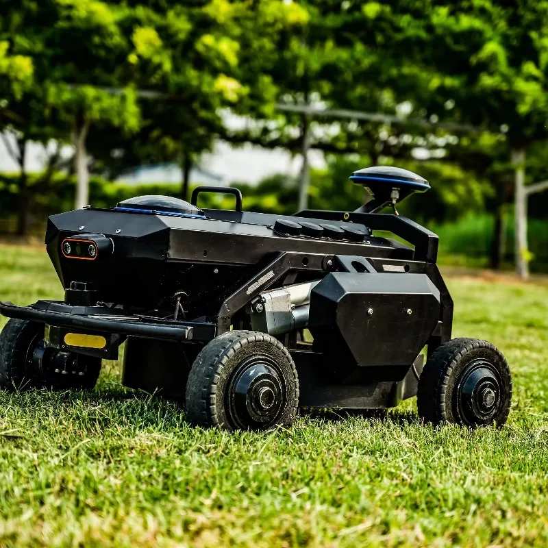 RTK Navigation Light Weight Smart Remote Control Lawn Mower Compact 48V for Garden Projects Durable for Indoor and Outdoor