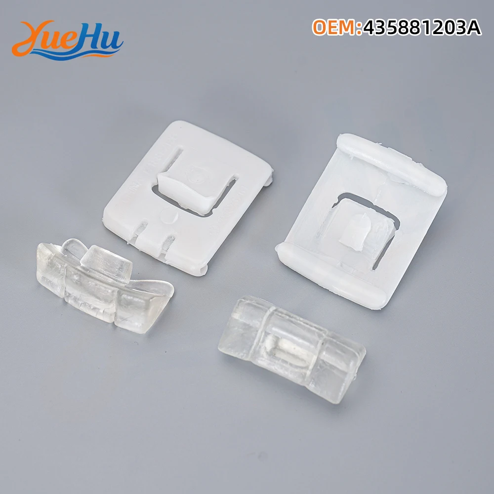 

YUEHU 8PCS 435881203A Seat Rail Runner Clip Slider Guide Piece for VW Golf MK1 MK2 MK3 171881213B