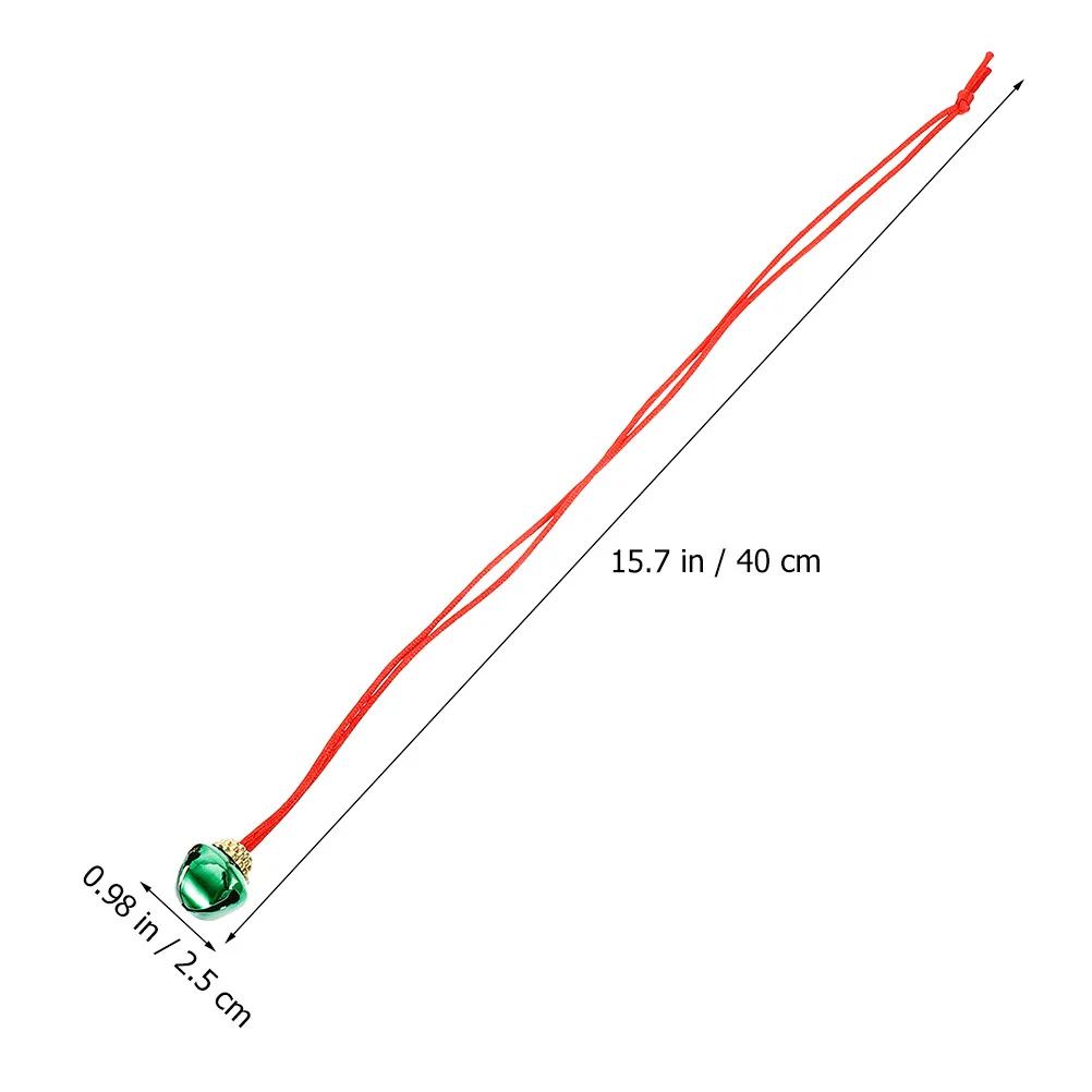 36 stuks kerstbel kettingen mooie kersthanger vakantiefeest hangende decoraties boomornamenten kinderbelketting