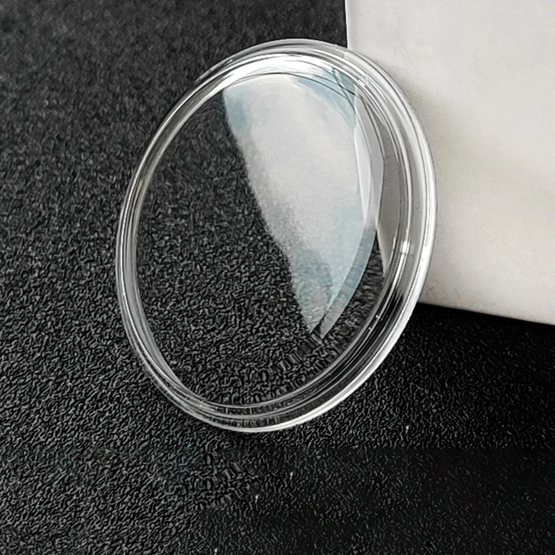 ل سواتش الزجاج الاكريليك البلاستيك مرآة قطر 19.6 مللي متر 29.2 مللي متر 34.6 مللي متر 37.9 مللي متر 41.5 مللي متر ساعة قبعة عضوية/غطاء قدر أجزاء زجاجية