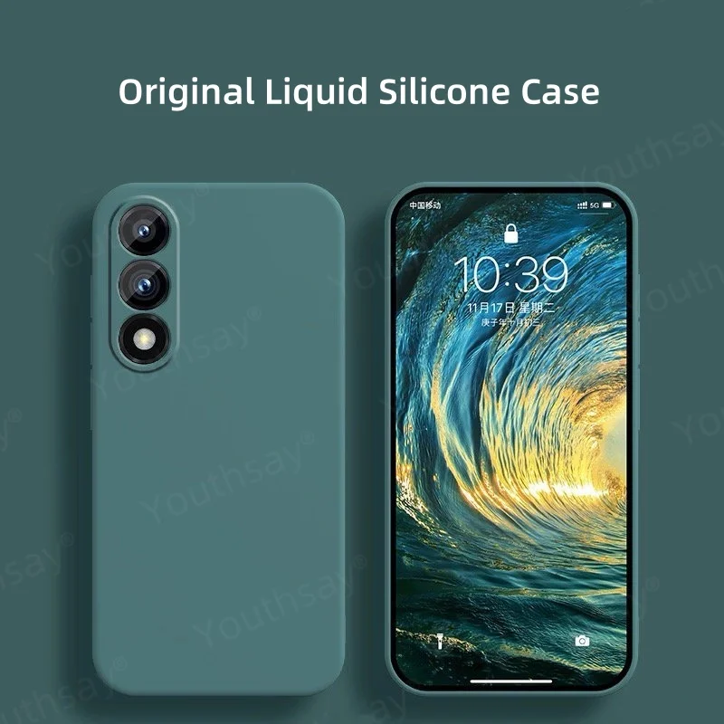 For Oneplus Nord 5 Case Cover Oneplus Nord 5 Fundas Coque Shell Soft Original Liquid Silicone Bumper For Oneplus Nord 5