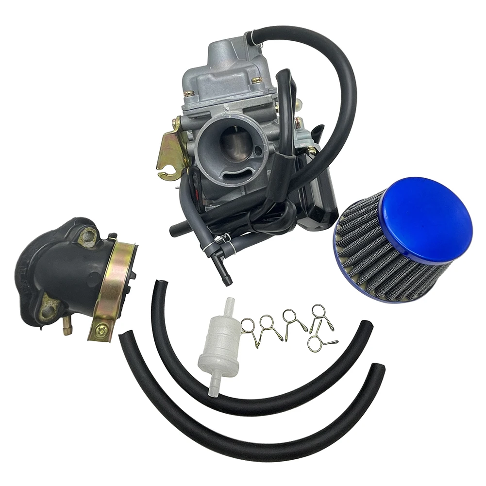 Motorcycle Parts Carburetor GY6 PD24J with Intake Manifold 125cc 150cc Fit For BAJA Scooter ATV Go Kart Scooter 125cc PD24J