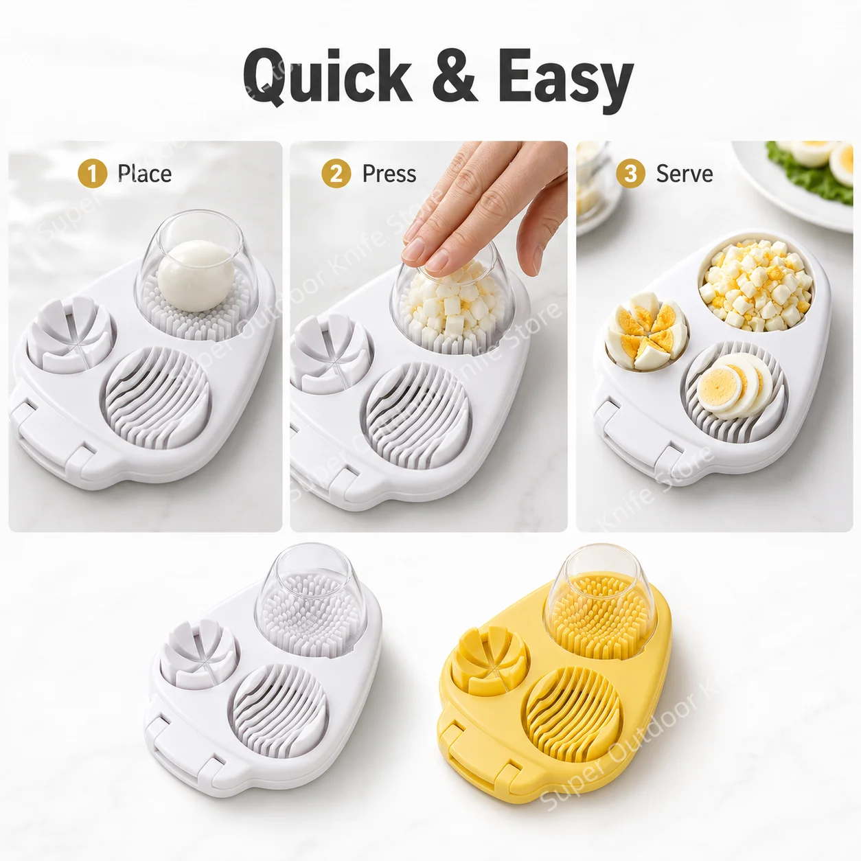 Pemotong Telur 3 in 1, Pemoton - Kitchen Gadgets Wirecutter ulasan dan harga