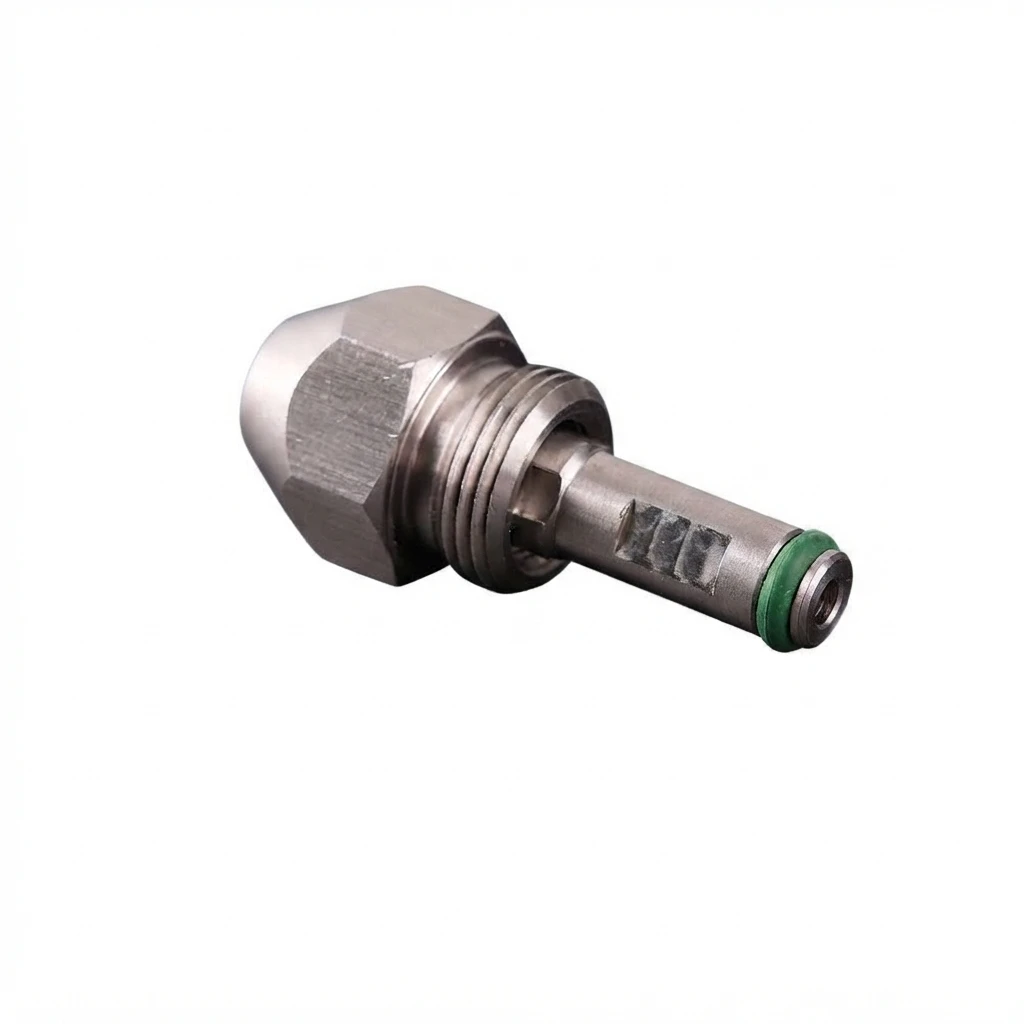 Stainless Steel Siphon Full Cone Oil Nozzle with Green Rubber for Waste Oil Burner Diesel Heavy Oil Burner Air Atomization