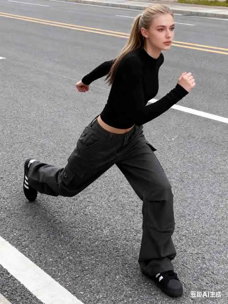 السراويل البضائع النسائية ملابس الشارع جميع المواسم القطن شيك أنيق عصري عصري مزاجه كلاسيكي أنيق المدينة الحضرية الحديثة