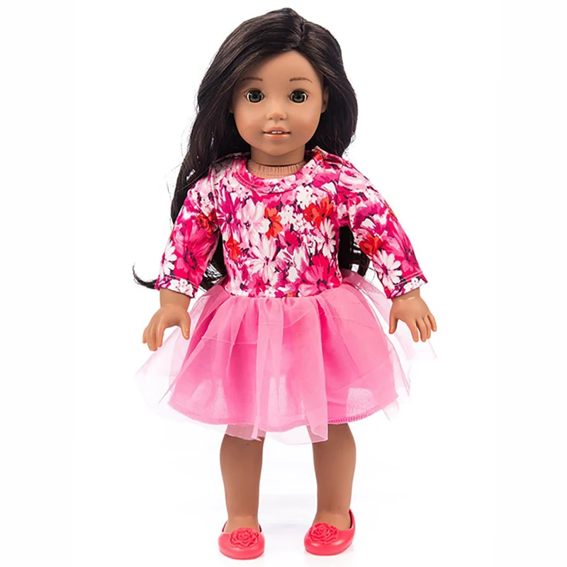 18Inch Girls Doll Dress Multiple styles 45cm Baby Doll Outfit Skirt Reborn Doll New Born Baby Doll Clothes Accessories Girl Gift