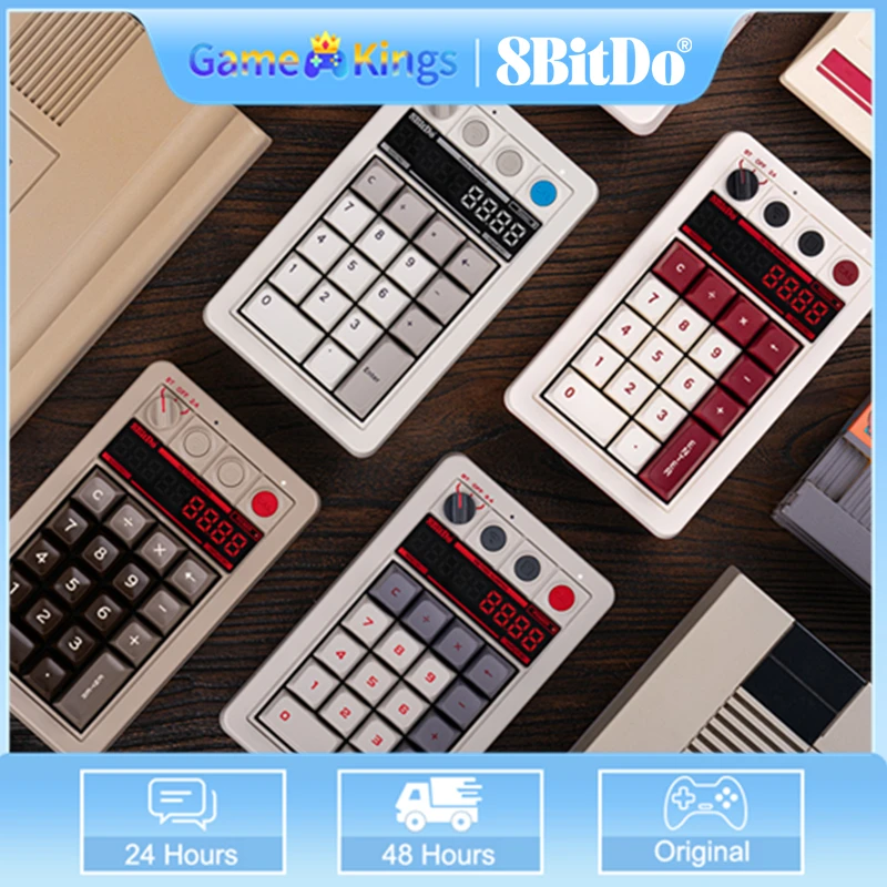 

8BitDo Retro Mechanical Keyboard Bluetooth Gaming Keyboard with 18 Keys Dual Super Programmable Buttons for Windows and Android