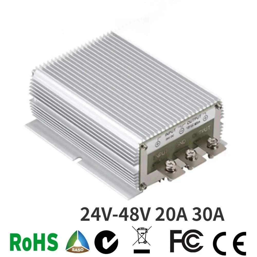 24V TO 48V 20A 30A DC to DC STEP UP BOOST MODULE CONVERTER Power Supply Converter Regulator For Car FOR AUTOMOTIVES Waterproof