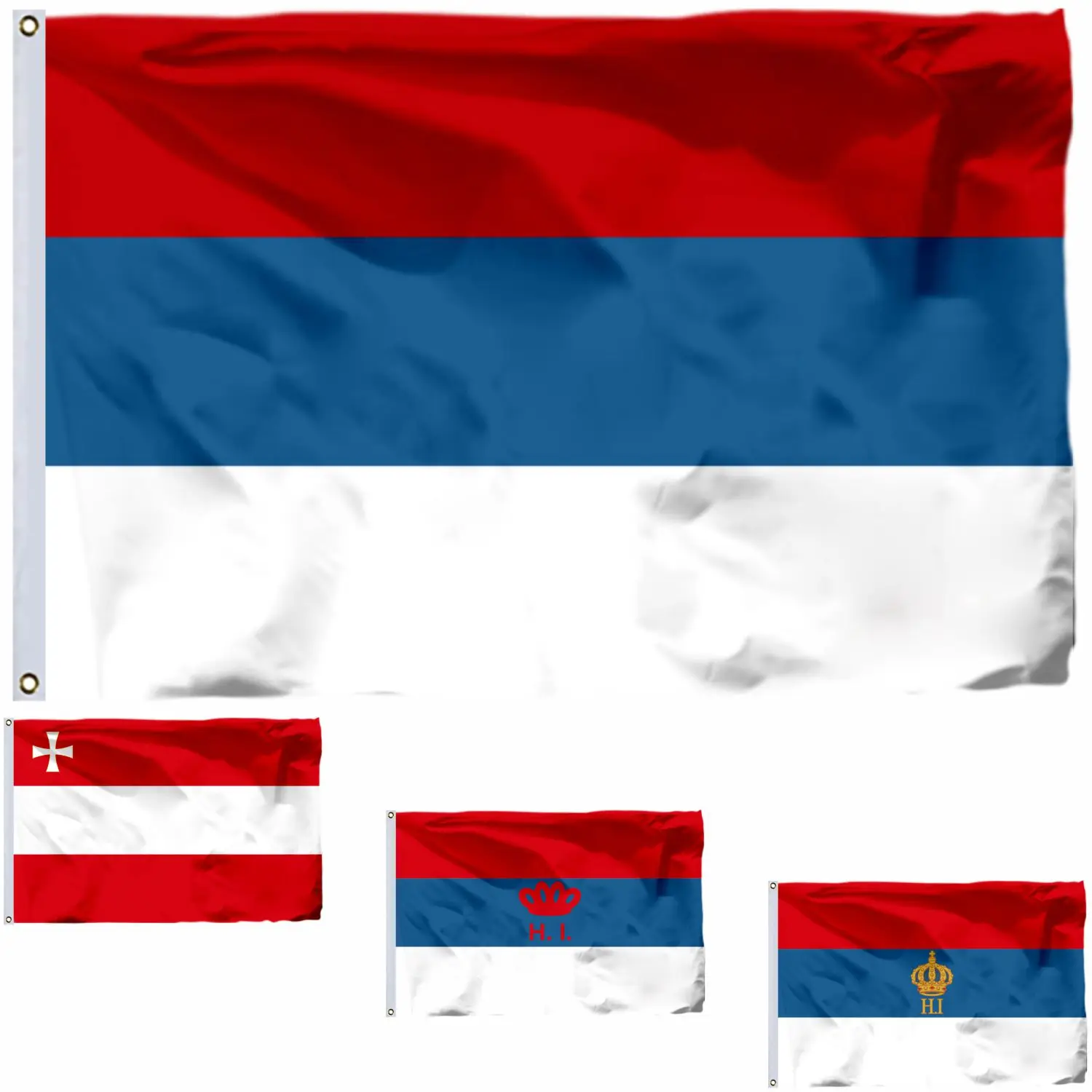 Principality Montenegro People Flag 3X5FT 90x150CM Naval Ensign Banner 21X14CM