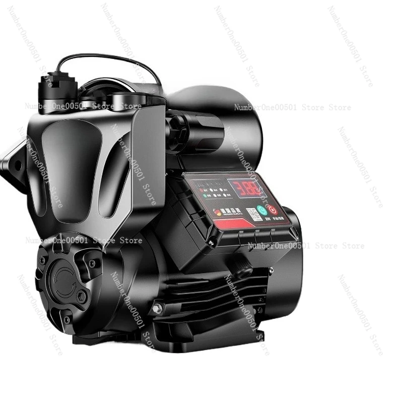 Digital Display Water Booster Pump Auto Self-Priming Ultra Quiet 60dB for Home Shower Well 110V-220V LCD Pressure Gauge