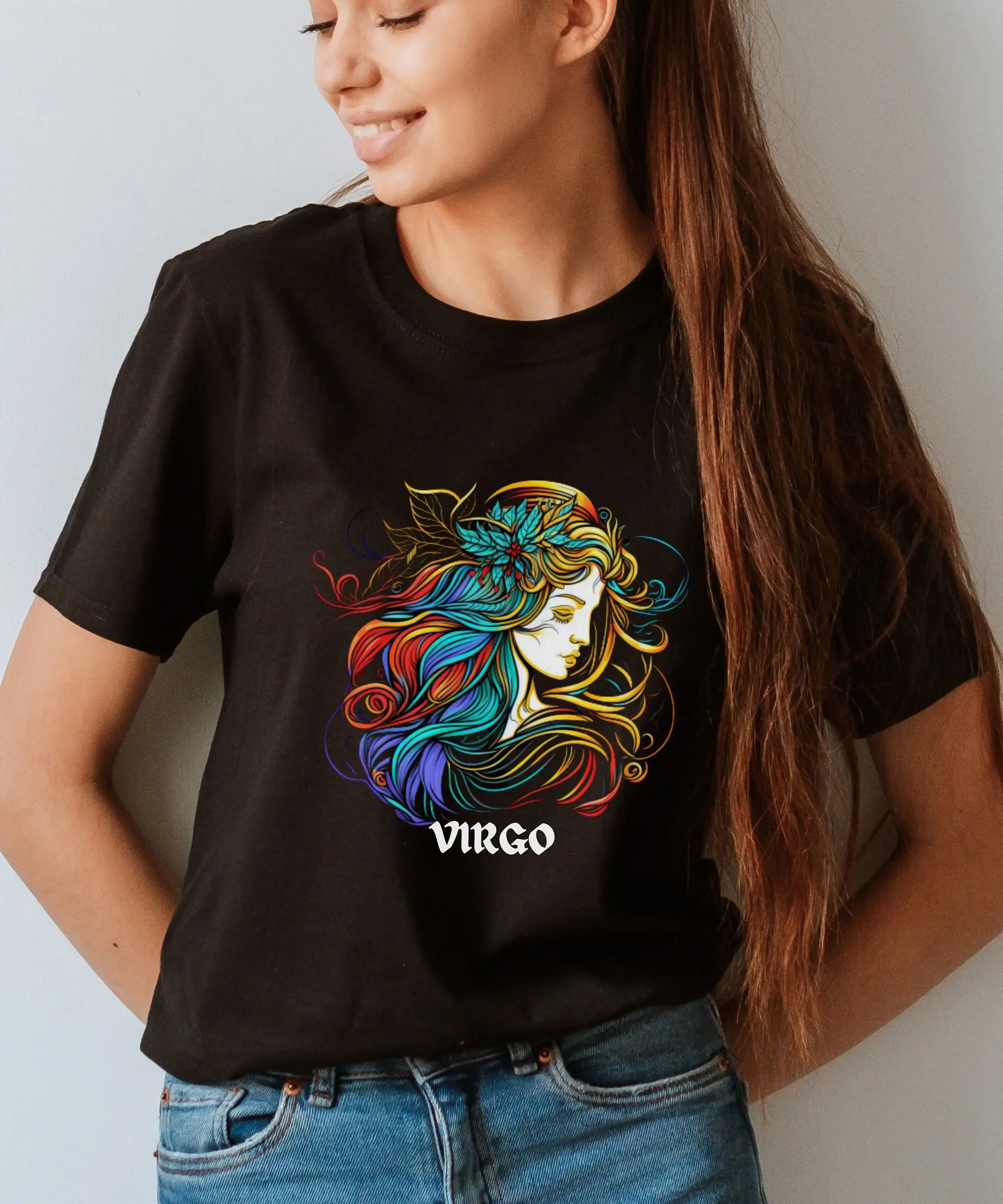 Virgo Zodiac T shirt Horoscope Astrology Top Star Sign birthday gift