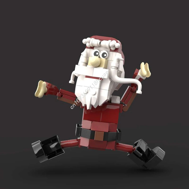 

196pcs MOC Santa claus Model Building blocks idea Modular Education Birthday Assemble toys Christmas gifts