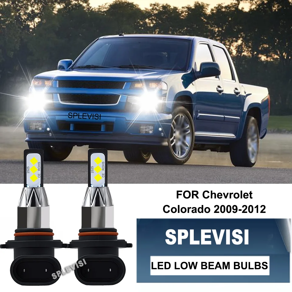 

2x 9006 HB4 LED Headlights Low Beam Bulbs IP67 Level For Chevrolet Suburban Tahoe 2001-2006 Colorado 2009-2012 Blazer 1992-2005