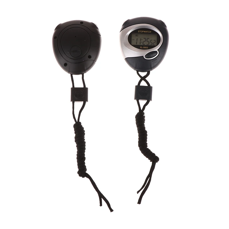 Handheld Sport Stopwatch Counter Waterproof Digitale Display LCD Chronometer Fitness Timer For Swimming Running Sport Training