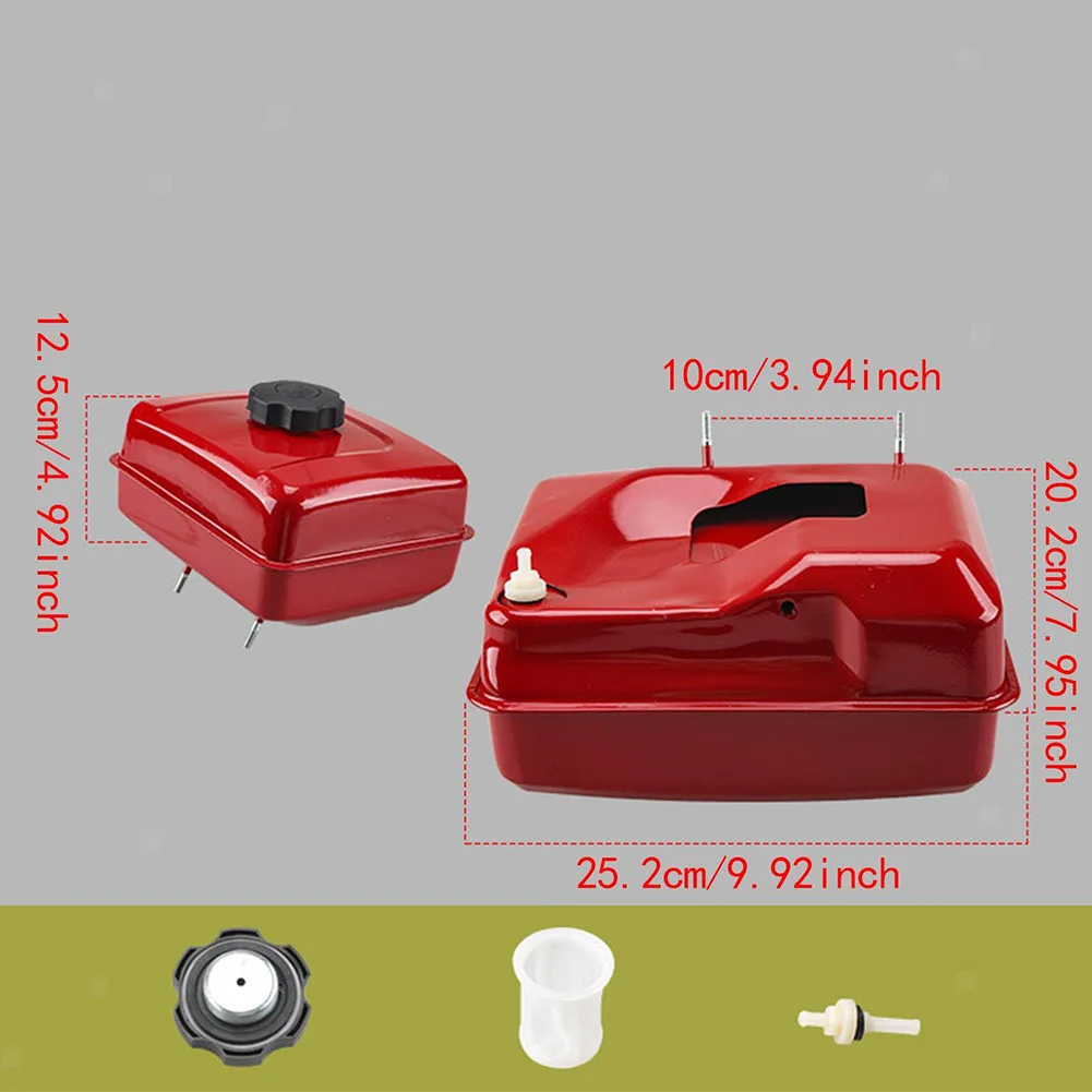

Replacement Fuel Tank for For Gx160 170F 168F Rotary Engines Metal Construction for Agricultural and Garden Power Tools