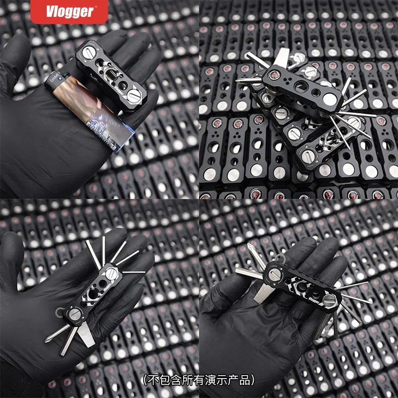 Vlogger Multifunctional Combination Tool Portable Photography 1/4' 3/8' Screw ARRI Standard Tool for Photographer Cameras