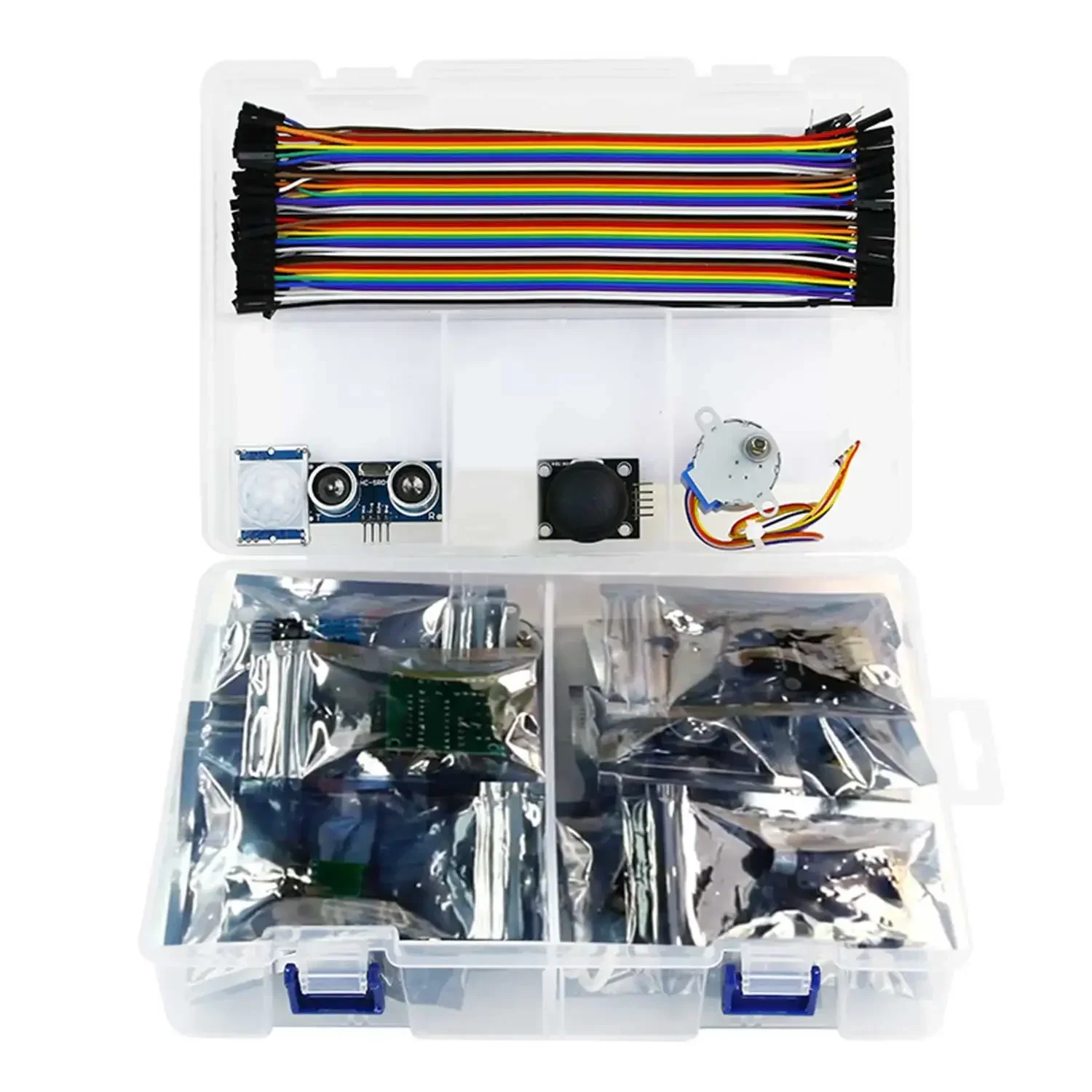 Raspberry pi pico2 sensor starter kit de aprendizagem com módulos eletrônicos diy programação micropython para crianças adultos conjunto completo