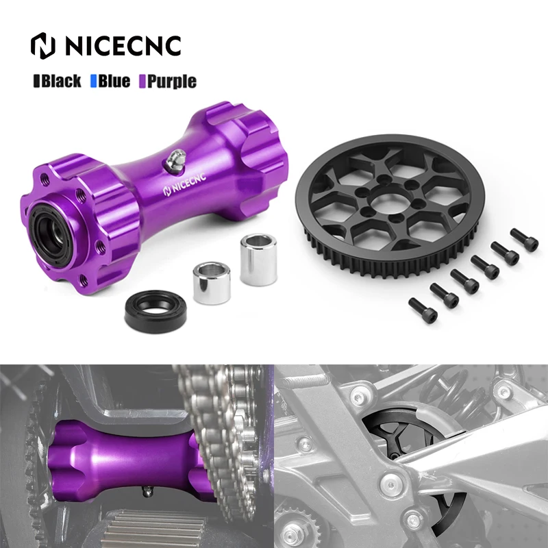 

NICECNC For Surron Light Bee X S L1E Aluminum Middle Drive Axis & Secondary Pulley For Segway X160 X260 Electric Dirt Bike 2024