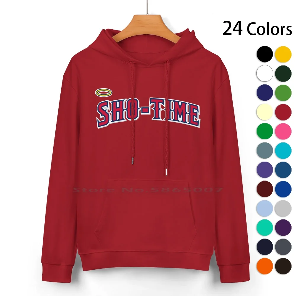 Sho-Time Pure Cotton Hoodie Sweater 24 Colors Shohei Ohtani Otani Otanni Shoehei Retro La Angels La Angles Japan Baseball