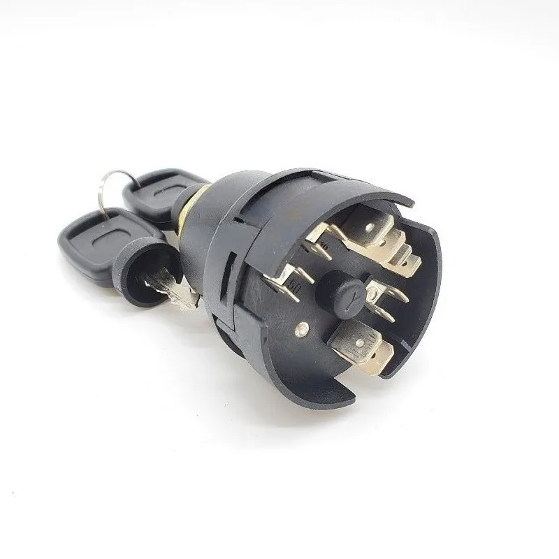 1PC Electric Door Lock Excavator Parts for Sunward 60 70 80 90 150 210 Ignition Switch Start Key