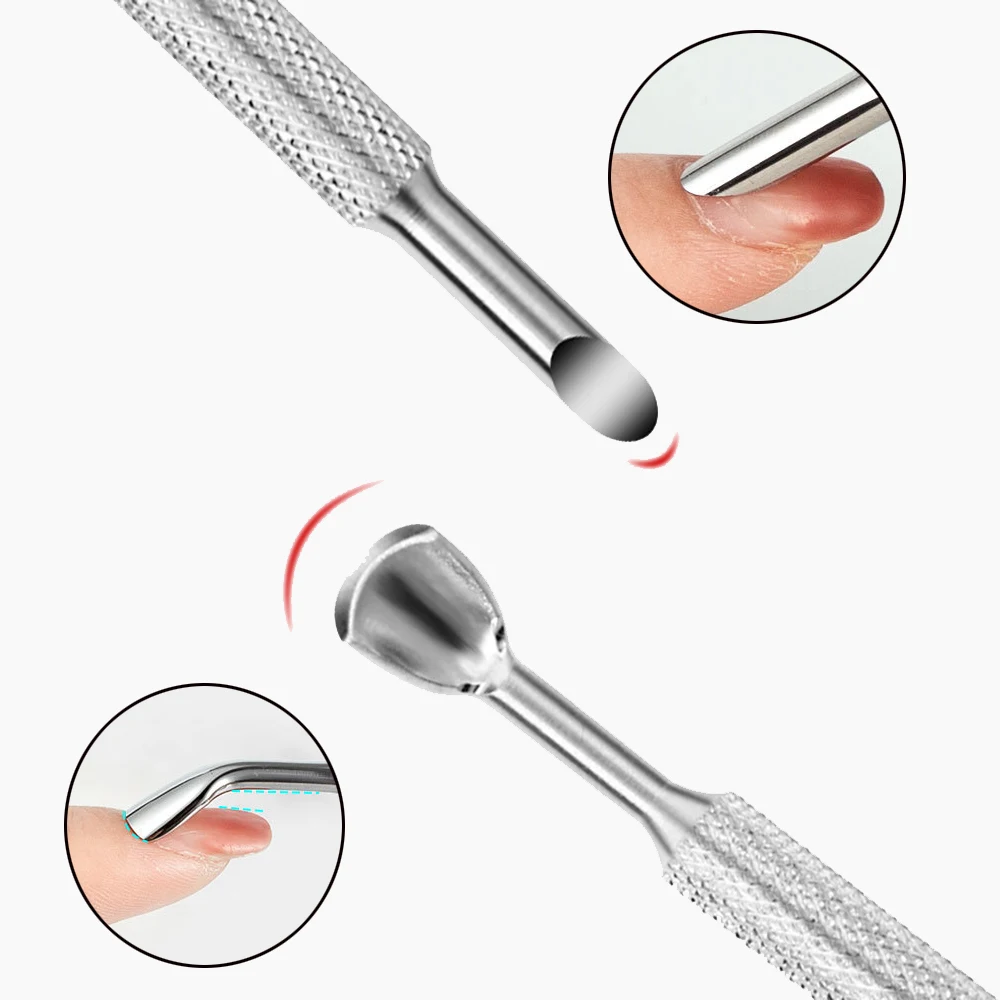 1PCS Pre-Behandeling Cuticle Pusher Dual Ended Cuticle Remover Russische Prep Nail Pushers Voor Manicure Pedicure Nail Art Care gereedschap