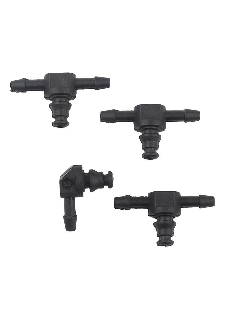 Easy Installation Fuel Fittings BLACK Injector Return Fittings Optimized Fuel Flow Robust Plastic Construction