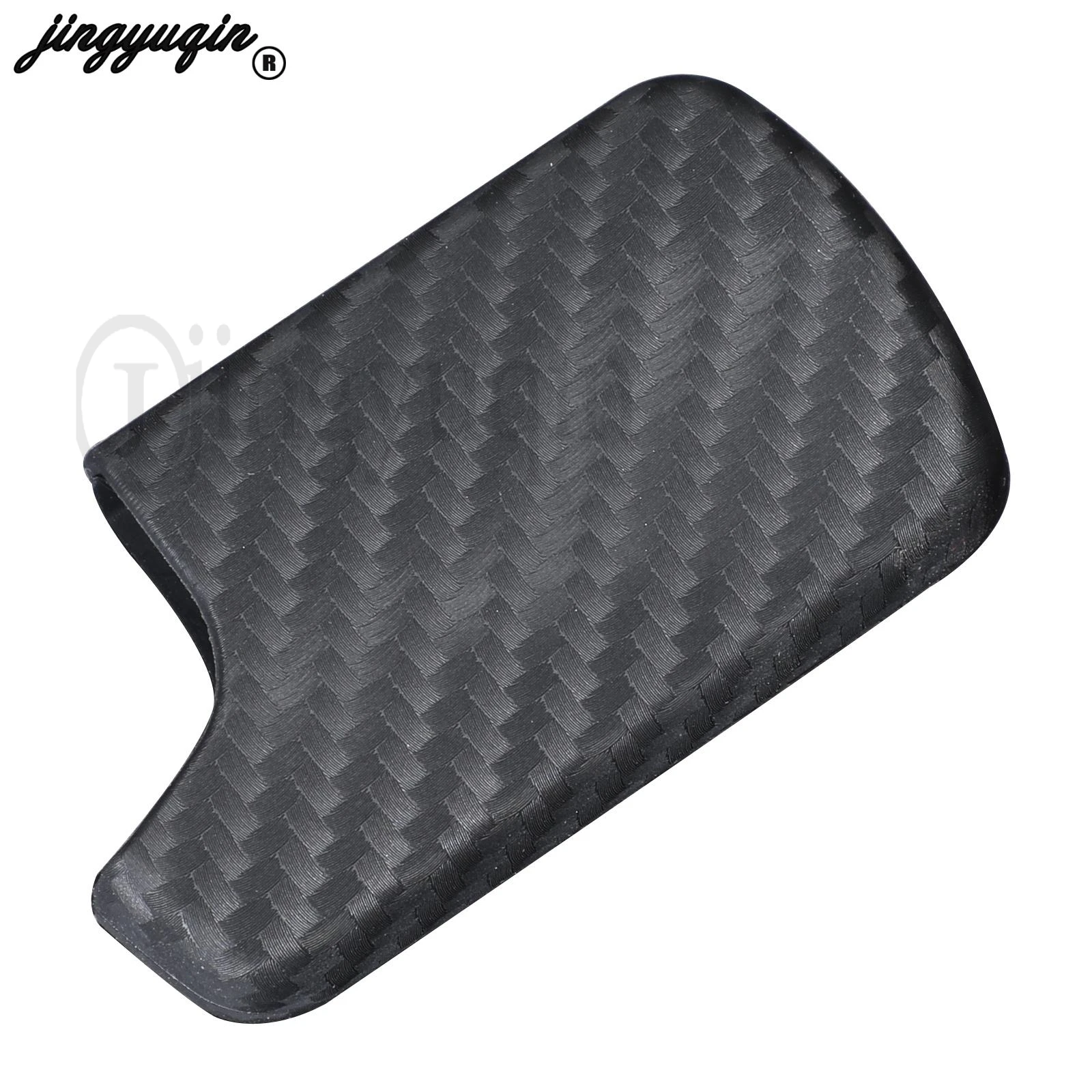 jingyuqin Silicone Carbon Fiber Car Key Case Cover Fob for Honda CRV 2012 2013 Crosstour 2010 Holder Remote Protect case