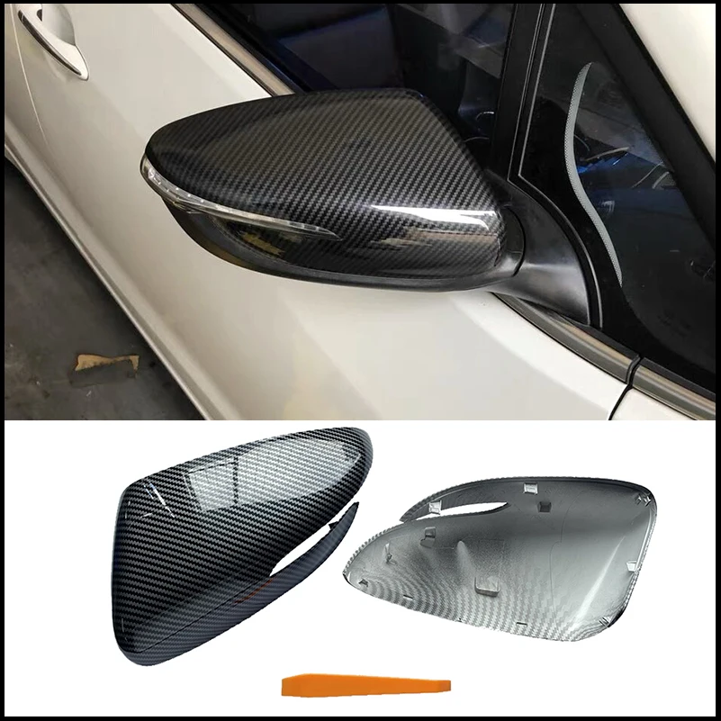 

Car Accessories For KIA Cerato K3 Forte 2014~2017 Rearview Mirror Cover Reverse Mirror Shell Case Cap Housing Auto Parts Styling