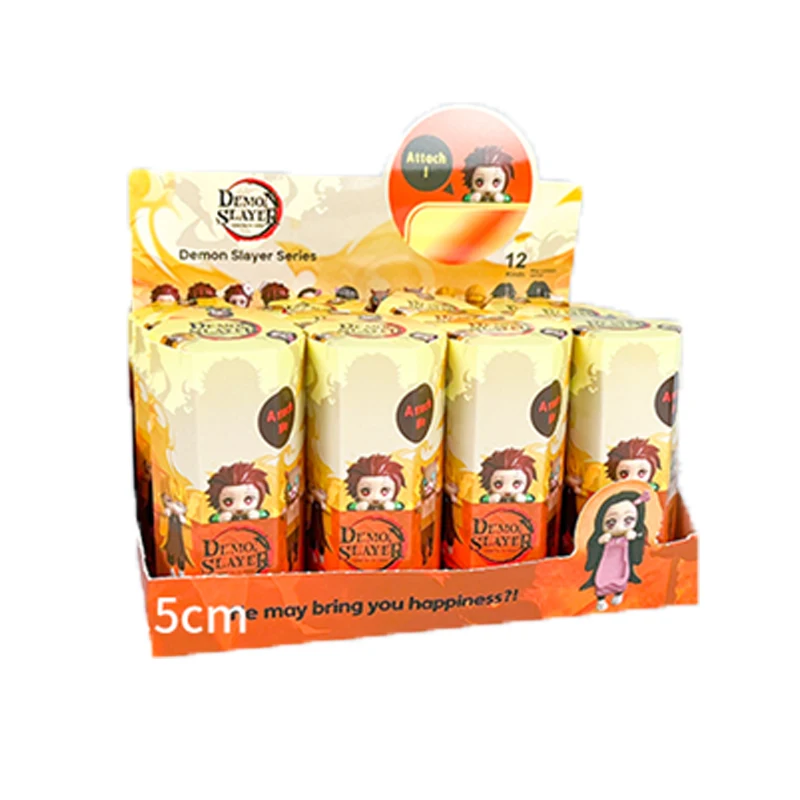 

2025 Demon Slayer Hippers Blind Box Mystery Boxes Children Birthday Gifts Mini Action Figures Collectible Decoration Kids Toys