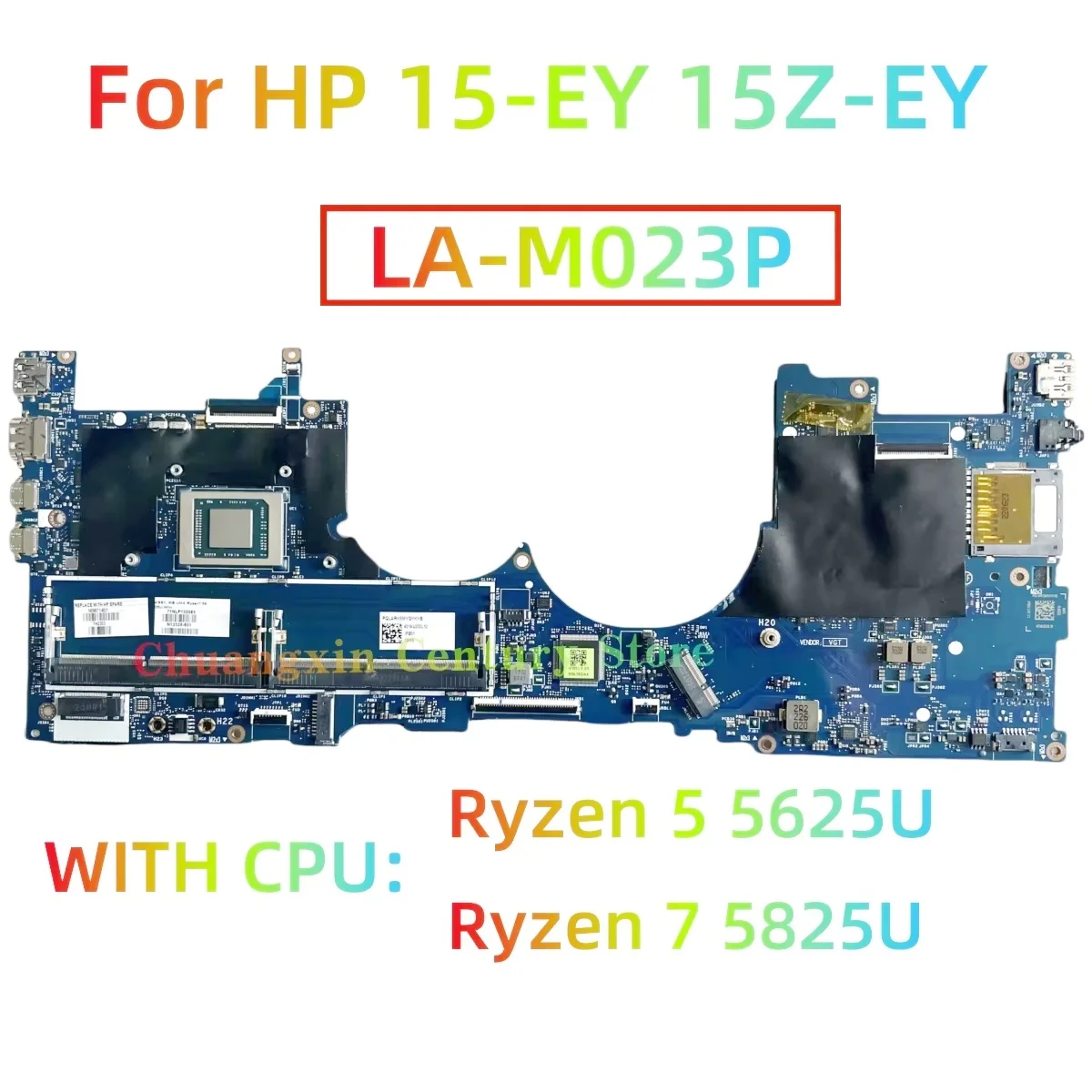 

LA-M023P For HP 15-EY 15Z-EY Laptop Motherboard N09670-601 N09671-601 with CPU Ryzen 5 5625U Ryzen 7 5825U 100% Fully Tested