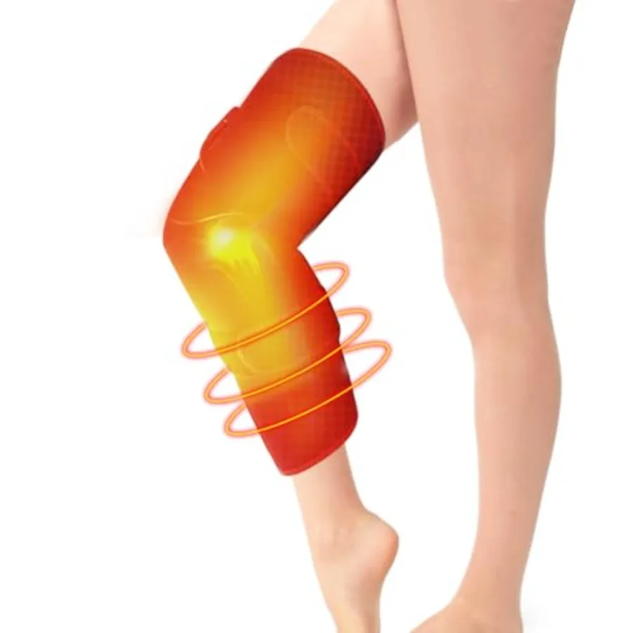 Electric Heating Pad for Thigh Knee and Calf Therapy: Heated Leg Warmer with Adjustable Size for Improved Circulation Targeted