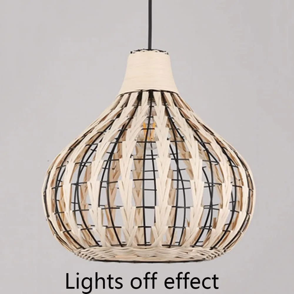 

Vintage Bamboo Chandeliers Creative Restaurant Pendant Lamps E27 Hanging Lights Ceiling Lighting Fixtures Villa Bedroom Corridor