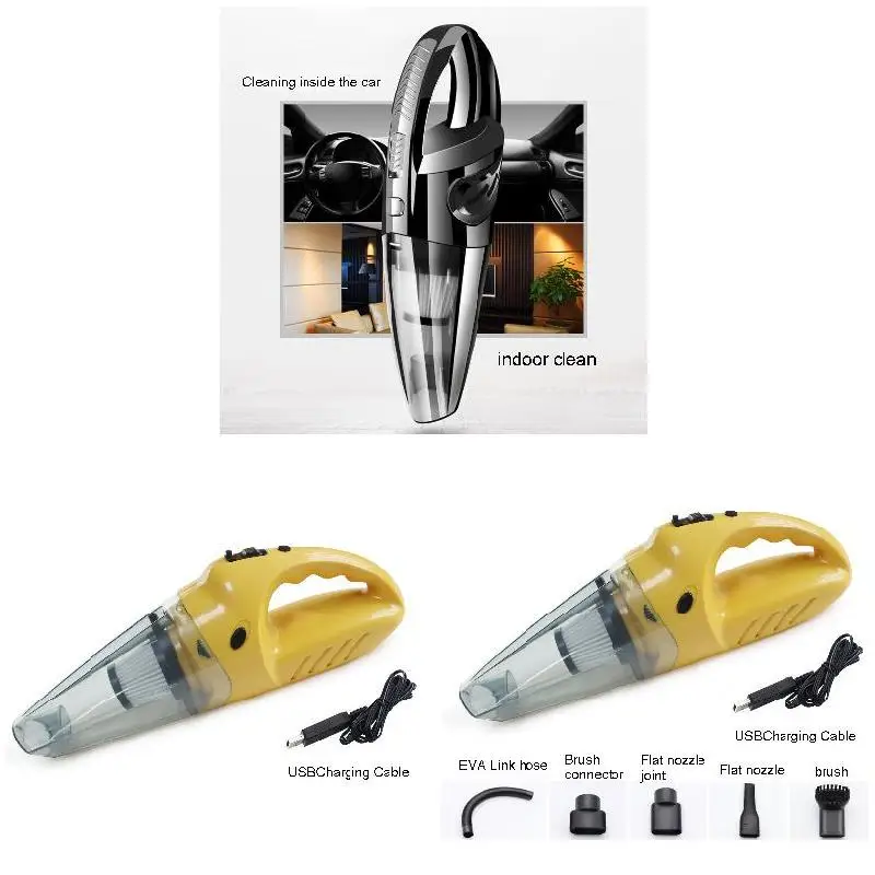 

Cordless 120W Handheld Home Car Vacuum Cleaner Wet Dry Chargeable Vacuum Cleaner