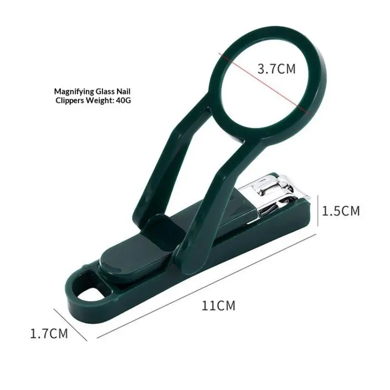 【Magnifying Glass Nail Clipper Large Household Anti Splash Nail Trimmer For Elderly Adults For Thick And Hard Nails 1PC】 view 6