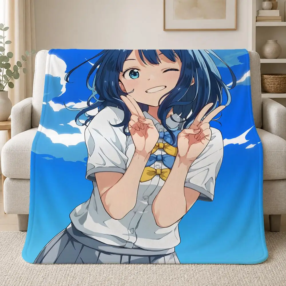 Romantic Comedy Anime Too Many Losing Heroines Throw Soft Plush Flannel Throw Blanket Sofa Bed Travel Home Decor
