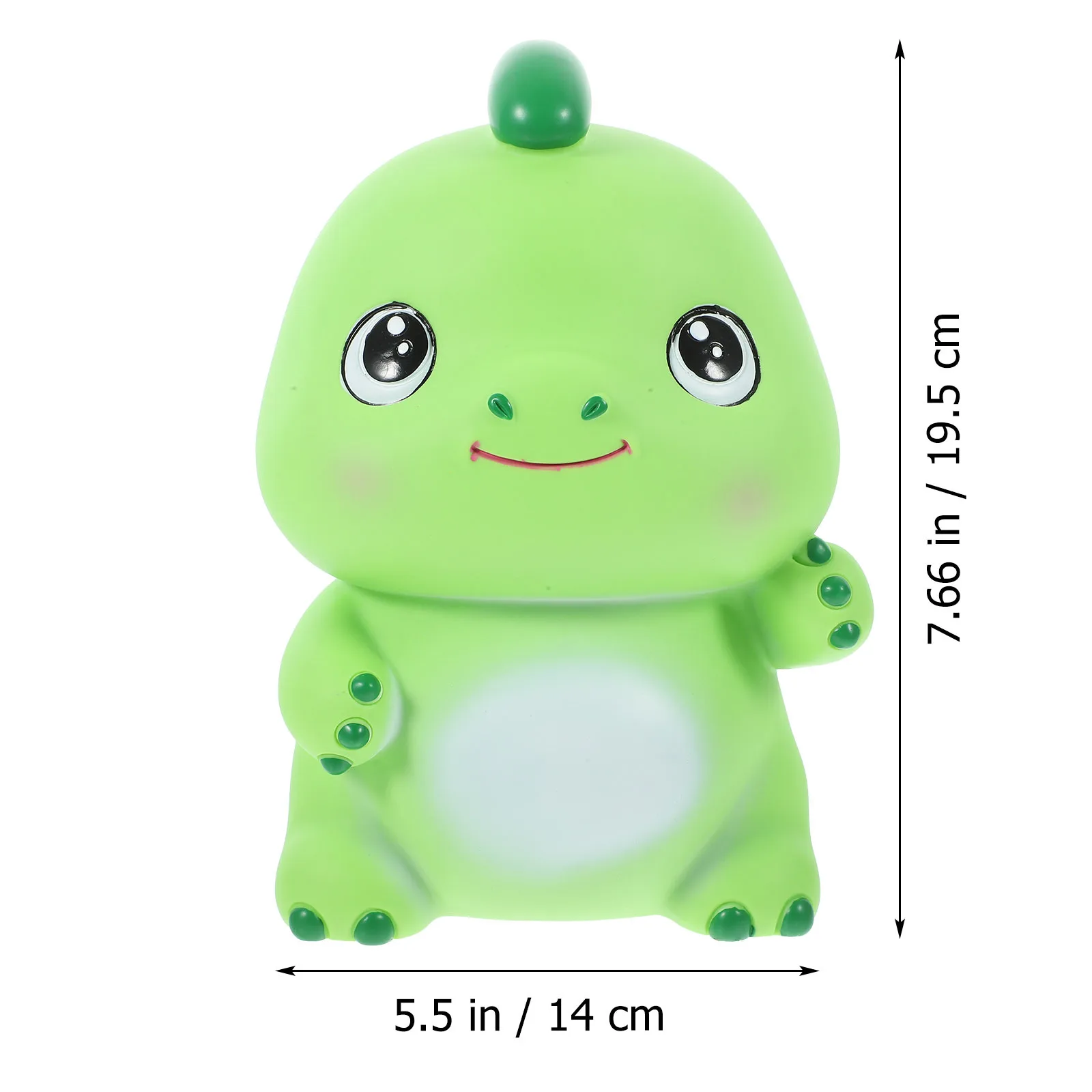 漫画恐竜貯金箱子供用貯金箱ビニールコインコンテナ愛らしいデスクトップ装飾ギフトビニールコインコンテナ