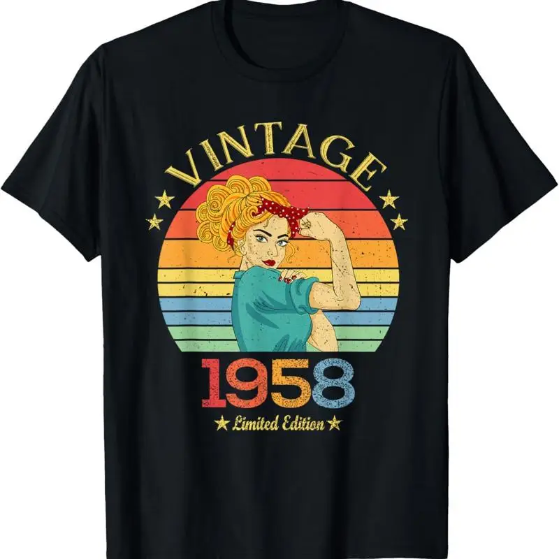 1958 إمرأة عتيق S للنساء ولدوا في تي شيرت