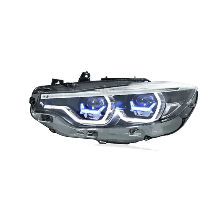 

Новые лазерные фары F32 Ikon Style 24V LED с ДХО и указателями поворота, Plug & Play, 6500K, для BMW
