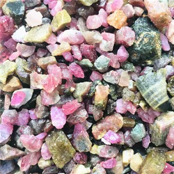 50-1000g Natural crystal color tourmaline gemstone vein healing reiki DIY material stone craft